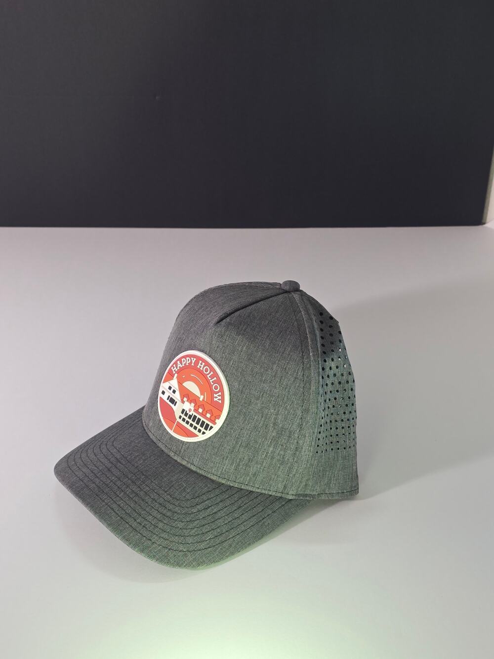 Happy Hollow Club Pukka Golf Hat Gray Perforated Snapback Omaha Nebraska 1907